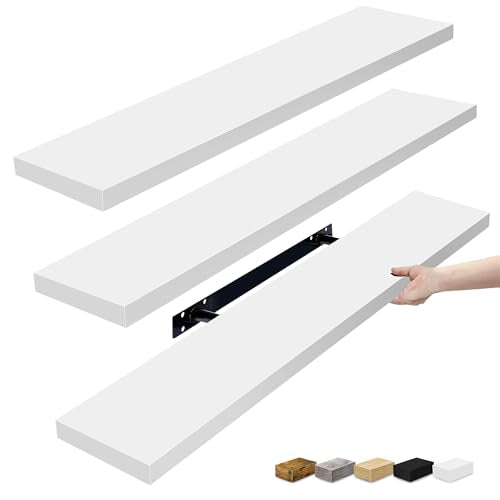 Floating Shelves for Wall Storage (3 Count)