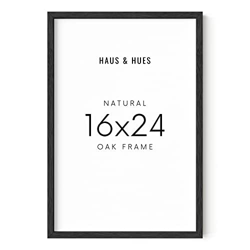 16x24 Black Oak Frame Set of 1