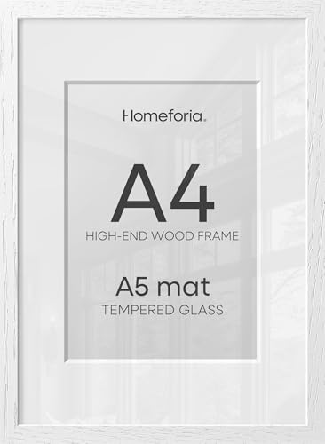 A4 White Oak Picture Frame