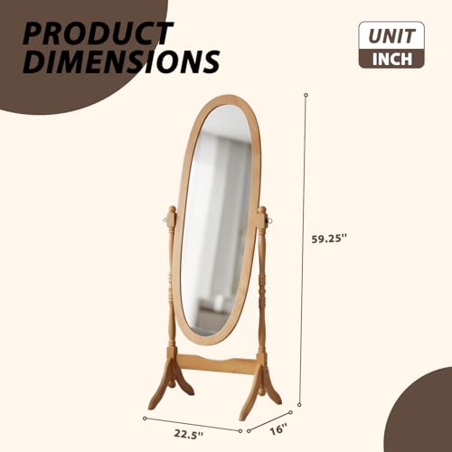Full Length Mirror with Stand