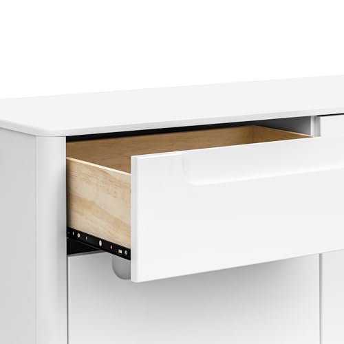 Yuzu 6 Drawer Dresser in White with Over 10