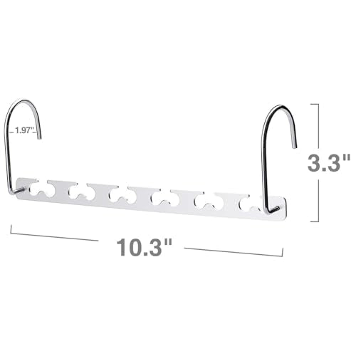 Space Saving Hangers for Clothes 4 Pack (4 Count)