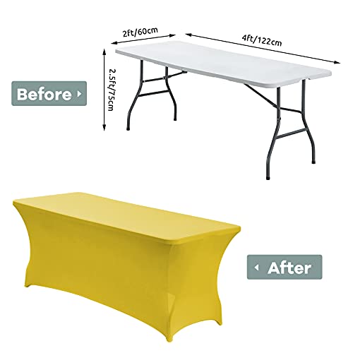 4FT Stretch Spandex Fitted Tablecloth