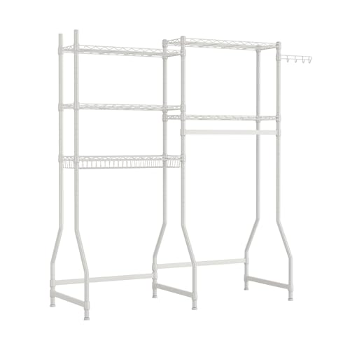 Laundry Organizer Shelves Over the Washer and Dryer Storage Shelf