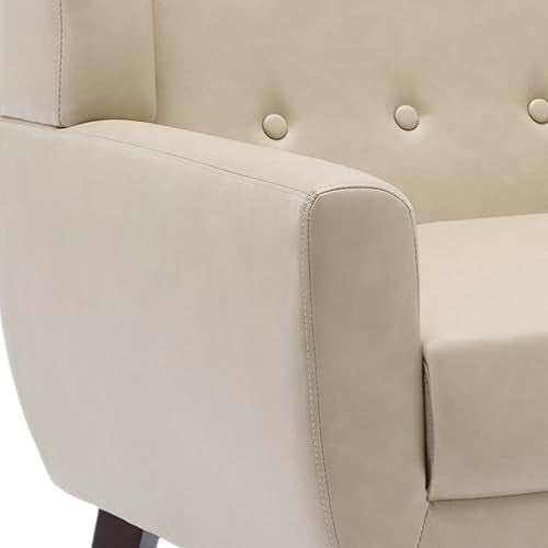 Faux Leather Accent Chairs Set of 2 (2 Count)