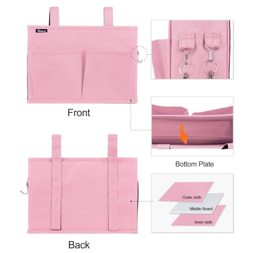 Caddy Hanging Organizer Bedside Storage Bag for Bunk and Hospital Beds