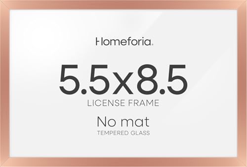 5.5x8.5 Rose Business License Frame (3 Count)
