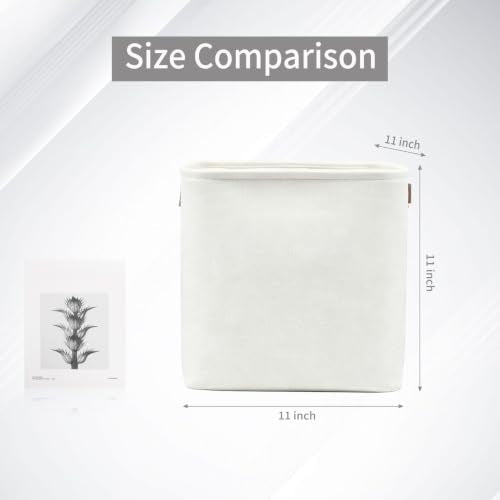Collapsible Fabric Storage Cubes 11x11 Cube Storage Bins (4 Count)