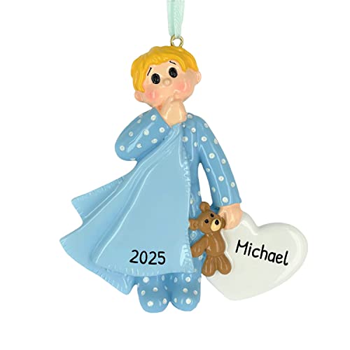 3D Blonde Toddler Ornaments for Christmas Tree 2026