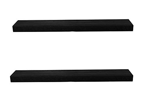 x2 36 Inch Wooden Floating Shelves for Wall