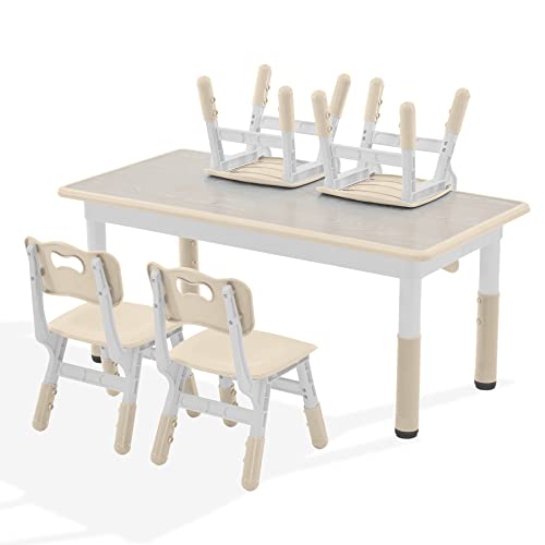 Kids Study Table and Chairs Set