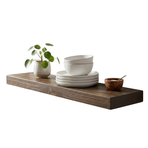 30 Inch Wooden Floating Shelves for Wall
