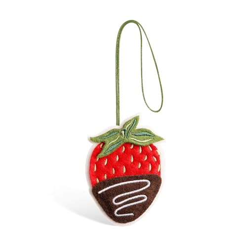 Sweet Strawberry Felt Keepsake Birthday & Everyday Card