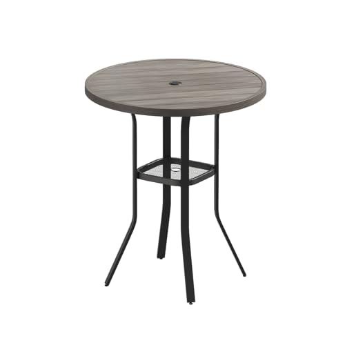 35.5" Round Outdoor Bar Table