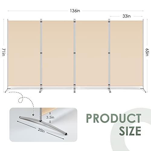 4 Panel Room Divider