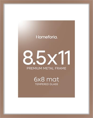 8.5x11 Mocha Picture Frame