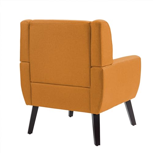 Accent Chair Modern Upholstered Armchair in Fabric for Living Room (2 Count)
