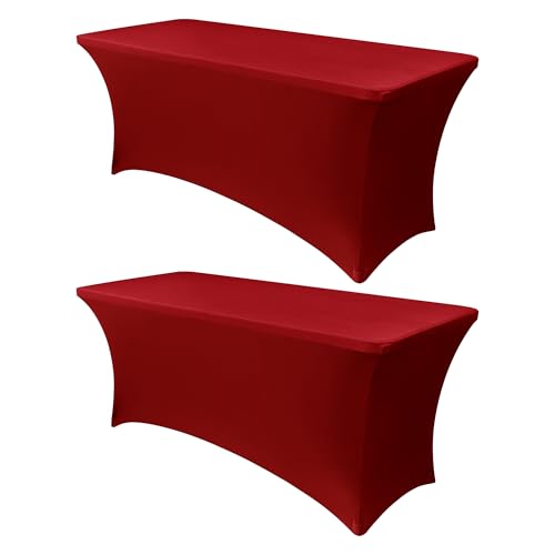 4ft Stretch Spandex Table Cover (2 Count)