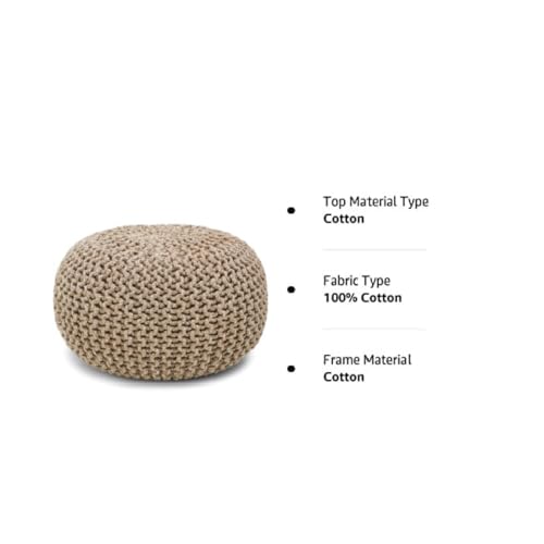 Round Pouf Ottoman