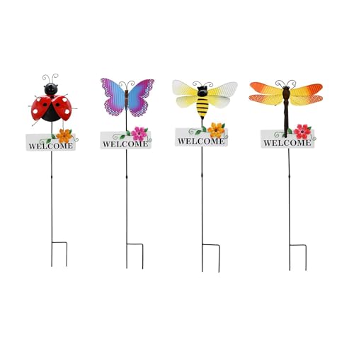 Metal Insects Garden Stake