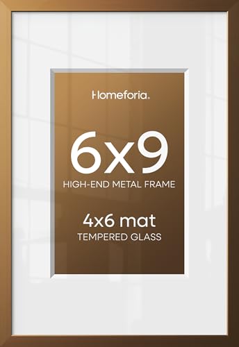 6x9 Bronze Picture Frame (2 Count)