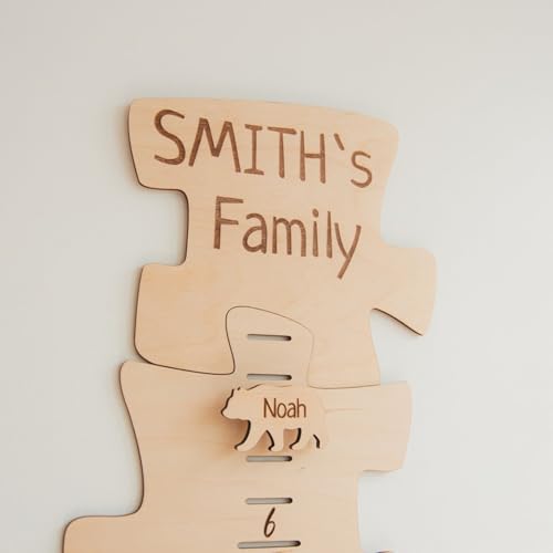 Personalized Wooden Growth Chart for Kids