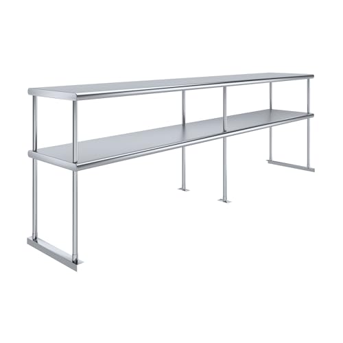 96 Inch Double Tier Overshelf