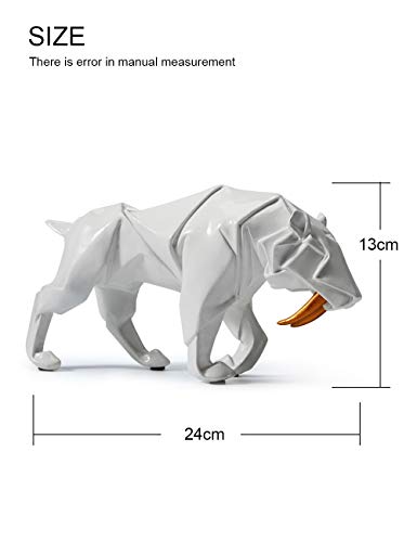 Panther Statue Sculpture Animal Figurine Modern Home Decor 9.8 Inch