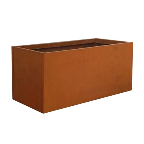 Corten Steel Planter Box 32" L x 16" W x 16" H