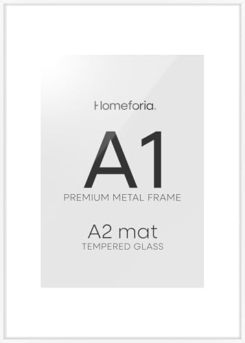 A1 White Poster Frame