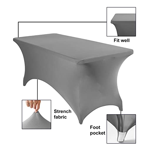 Spandex 6ft Waterproof Table Cover for Party