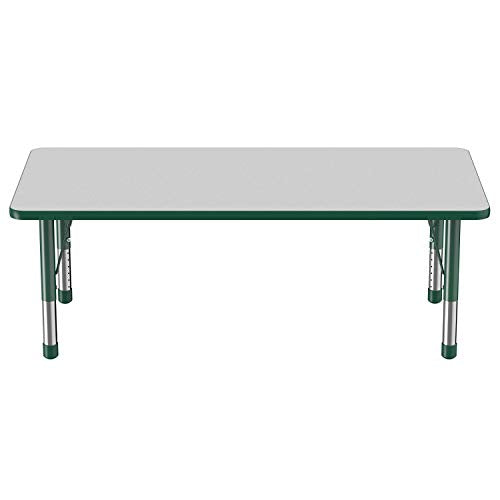 FDP 30" x 60" Rectangle Table with Chunky Legs