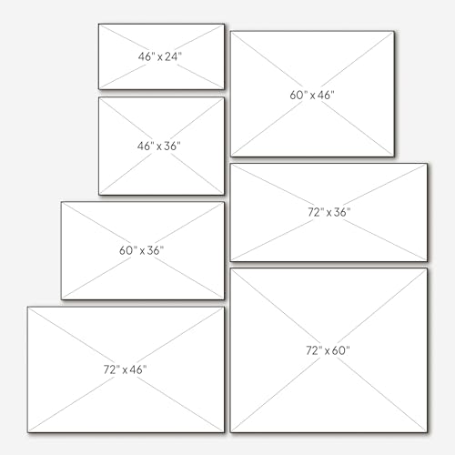 30"x60" Extra Large Framed Wall Art Rustic Mountain Pine Forest Silhouette in Warm Earth Tones for Home Living Room Bedroom Decor