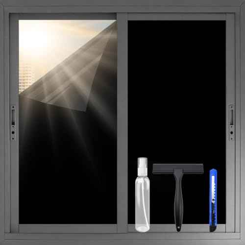 Blackout Window Privacy Film with Tools (37.72 Sq Ft)