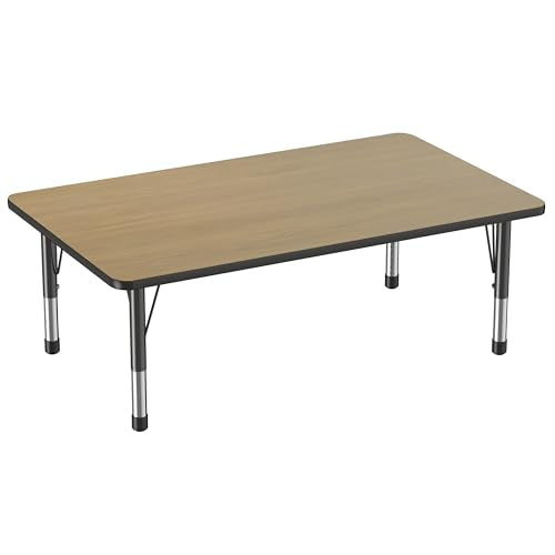 FDP 36" x 60" Rectangle Table with Chunky Legs