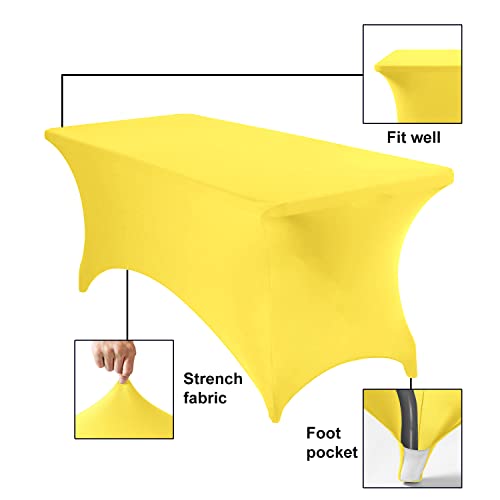 Spandex 6ft Waterproof Table Cover for Party