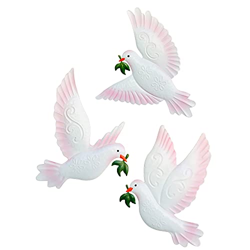 Dove of Peace Wall Art Décor (3 Count)