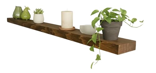 72 Inch Wooden Floating Shelves for Wall
