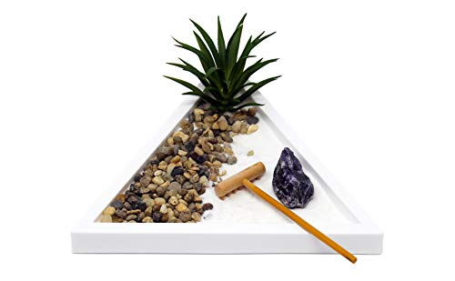 Mini Zen Garden Kit with White Sand