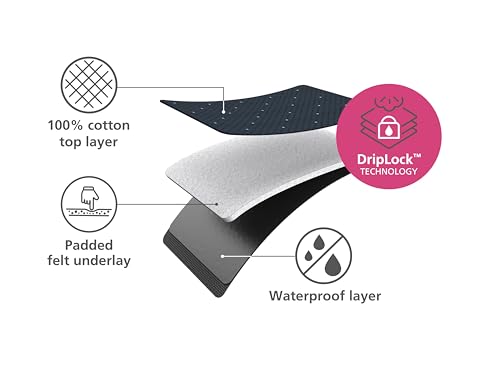 Pocket Max Plus Portable Folding Tabletop Ironing Board with Advanced Cover