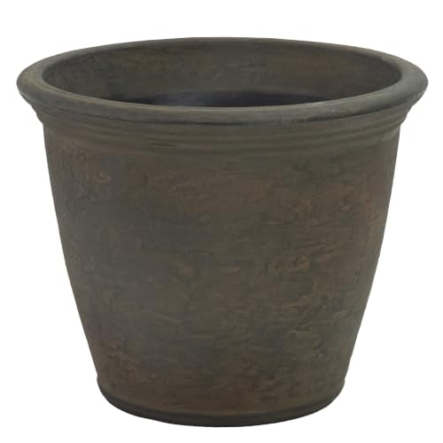 Sunnydaze Anjelica 15.25'' Large Plastic Planter Pot for Plants (2 Count)