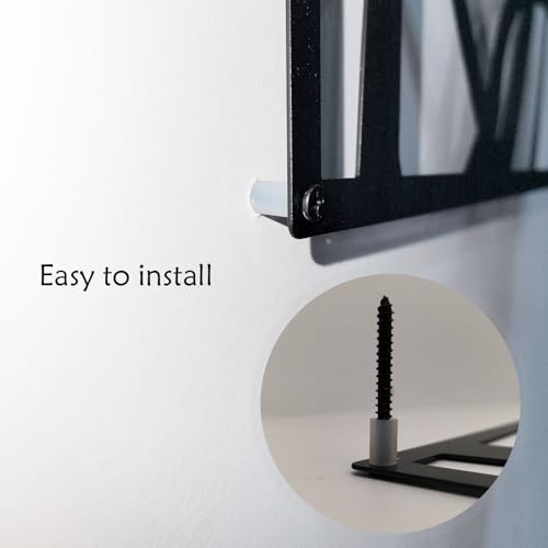 4 Pack Minimalist Metal Wall Art Decor (4 Count)
