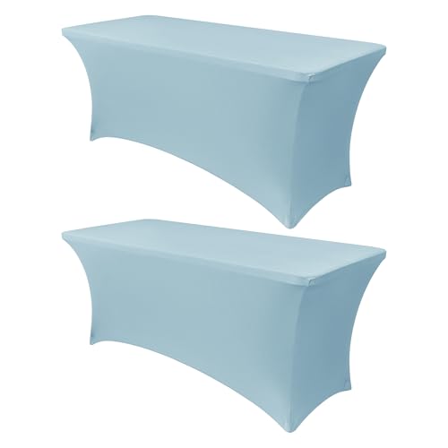 6ft Stretch Spandex Table Cover (2 Count)