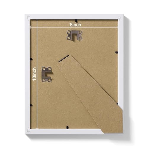 8x10 Picture Frames Set of 9 for Wall or Tabletop Display (9 Count)