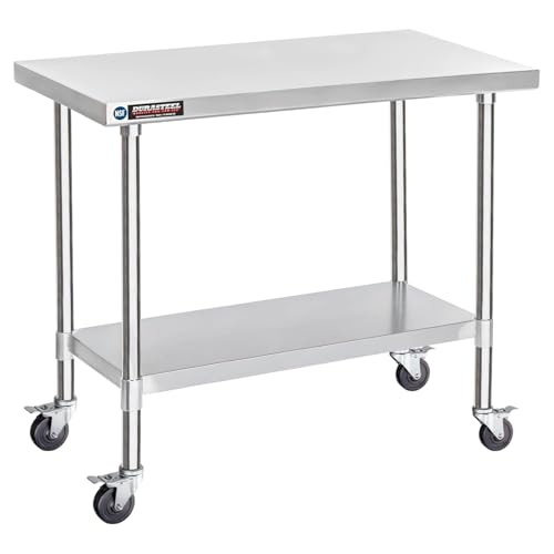 30x48 NSF Stainless Steel Cart Work Table