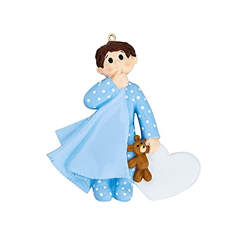 3D Brunette Toddler Ornaments for Christmas Tree 2026