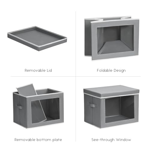 Storage Bins with Lids (3 Count)