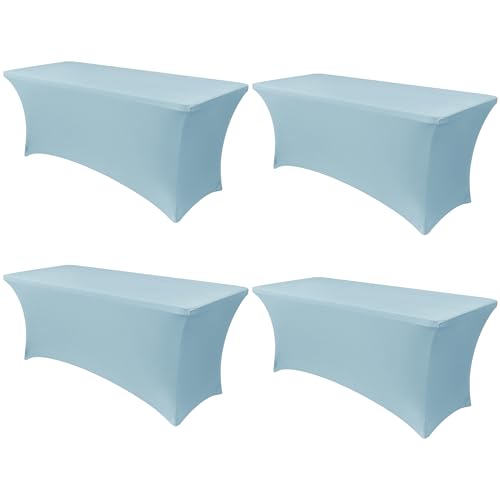 6ft Stretch Spandex Table Cover (4 Count)