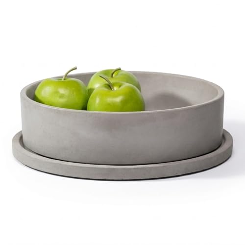 Large Concrete Fruit Bowl