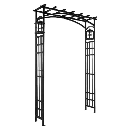 84303 Mission Garden Arbor with Lanterns